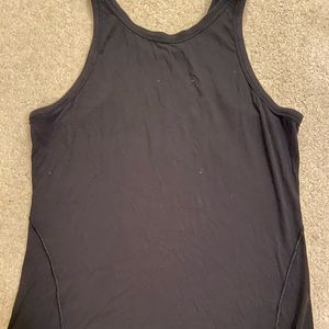 Lululemon ribbed tank, black, size 10